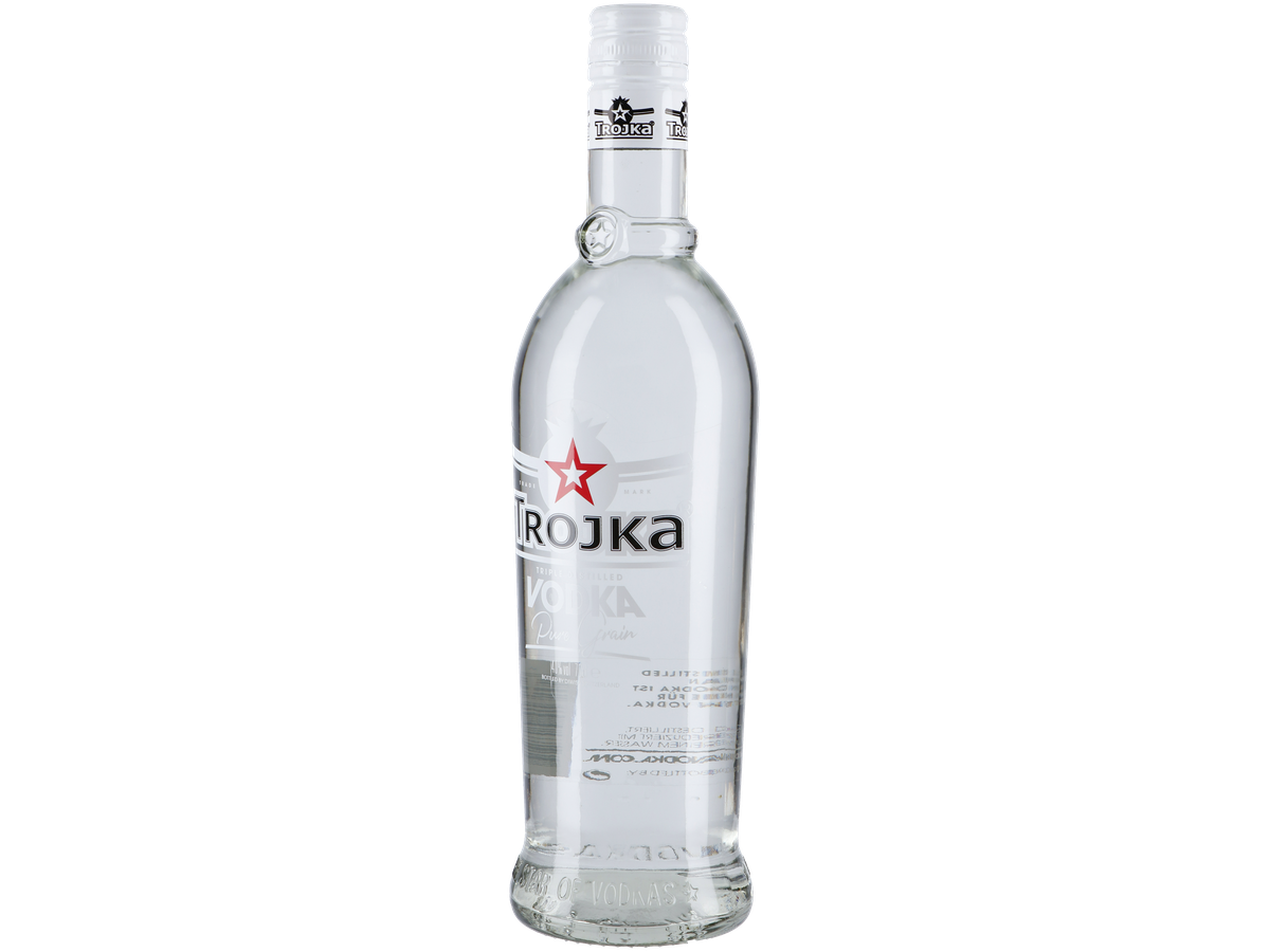 Wodka Trojka Pure Grain weiss