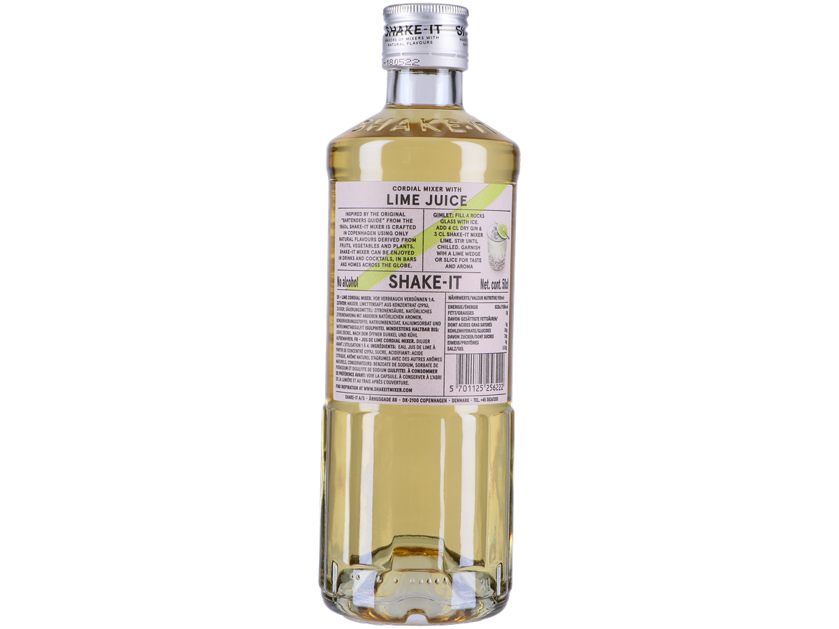 Shake-It Lime Juice Cordial Mixer