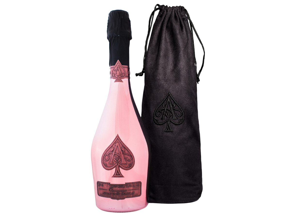 Armand de Brignac Ace of Spades Rosé Brut Velvet Bag