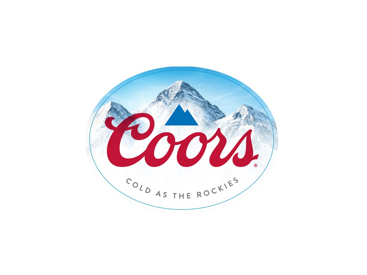 Coors 3D Sticker Font Oval