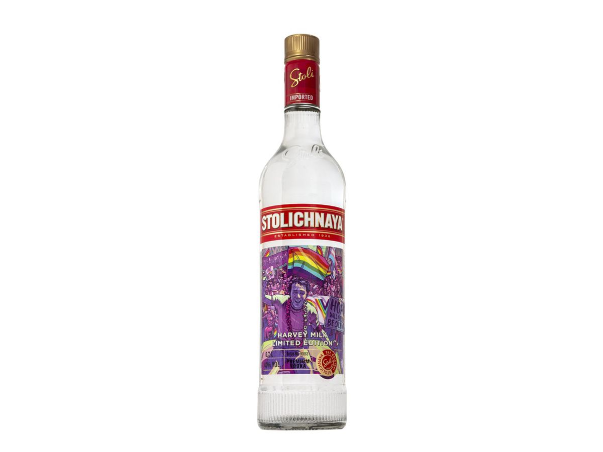 Wodka Stolichnaya LGBT Harvey Milk Limited Edition
