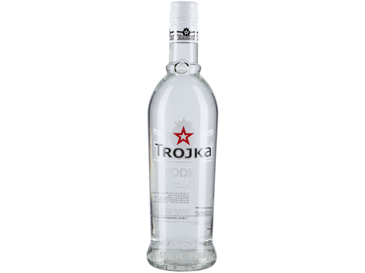 Wodka Trojka Pure Grain weiss
