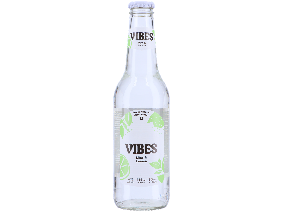 VIBES Hard Seltzer Mint & Lemon